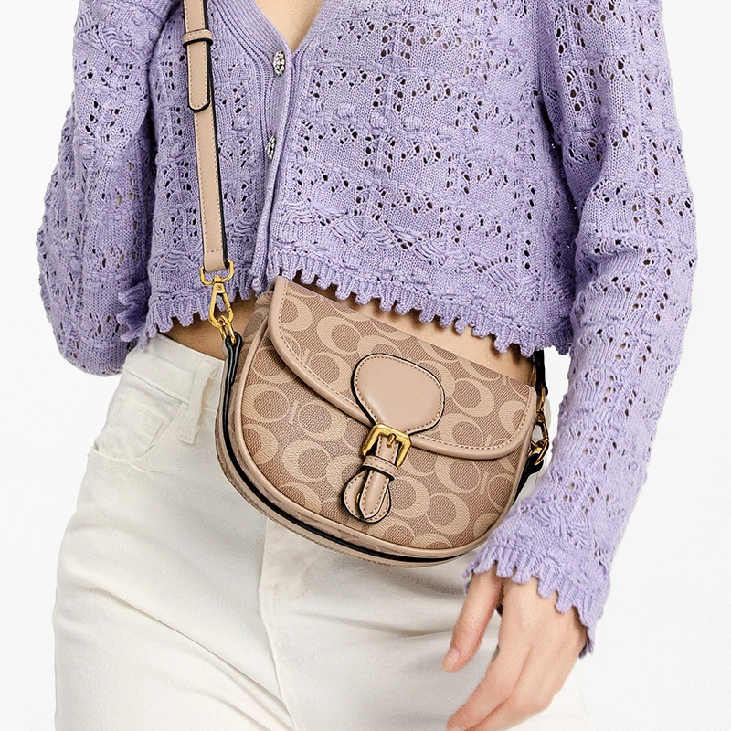 Высококачественная кожаная широкополосная женская брендовая сумка через плечо