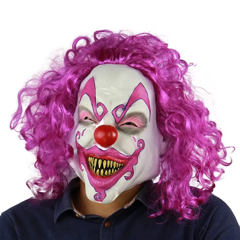 

Halloween Novelty Latex Mask Alien Headgear Clown Mask Masquerade Halloween Party Decor Carnival Birthday Gift