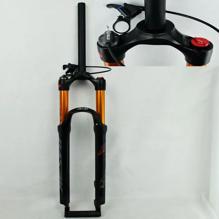Пневматическая вилка Pasak Mtb 2" 27,5" 2" Золотая трубка 1 1/8" подвесная линия для горного велосипеда с дистанционным управлением RL HL