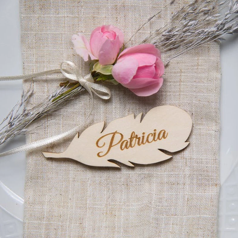 

Wood Cut Out Names, Wooden Wedding Place Name, Wooden Table Decor