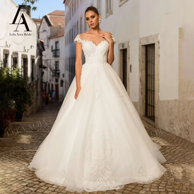 

Женское свадебное платье It's yiiya, белое кружевное платье трапециевидной формы с открытыми плечами на лето 2021