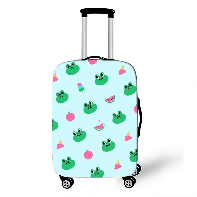 8 Kawaii Animal Women Luggage Case Protective Cover Waterproof Thicken Elastic Suitcase Case Apply 18-32 Inch Travel Accessories - Цвет: 8
