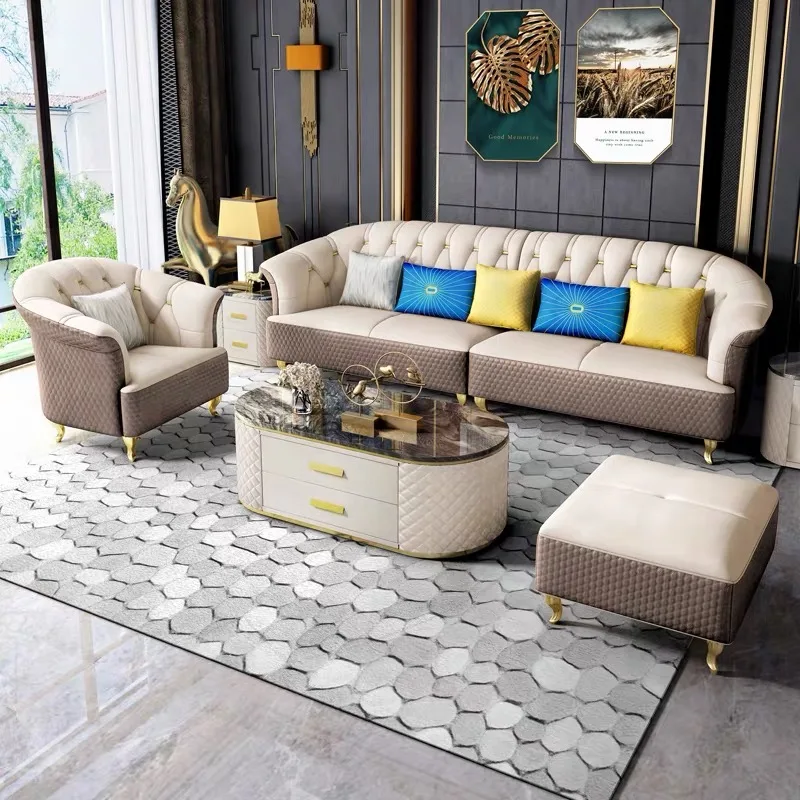 Индивидуальный классический кожаный диван для гостиной барный роскошная мебель