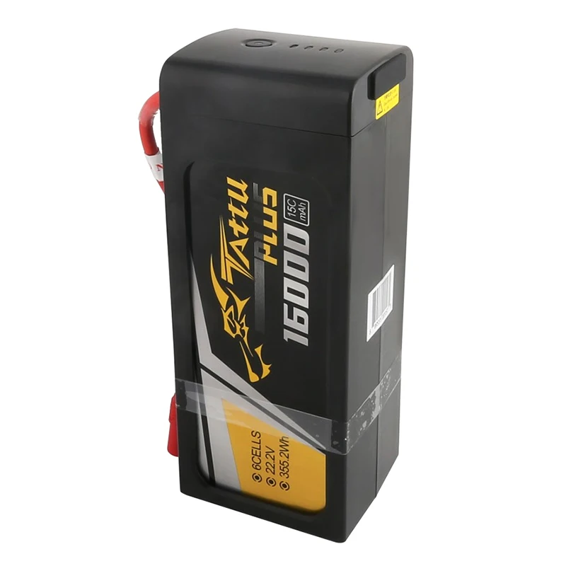 Умный аккумулятор TATTU PLUS 16000 мАч 15C 22 2 в 6S1P FPV Lipo с разъемом AS150 для