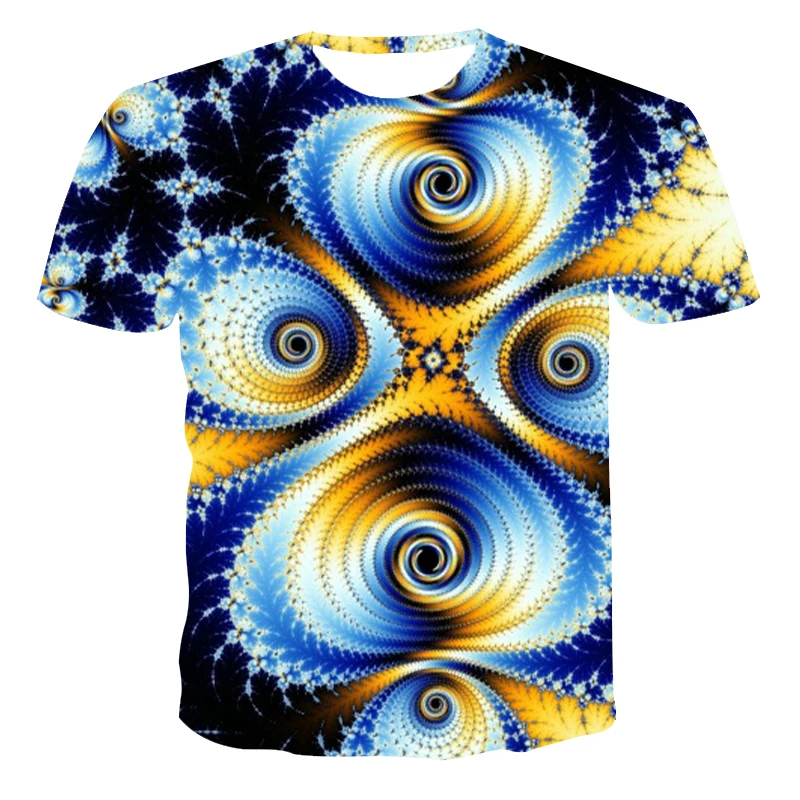

2021 New Summer 3D Spring T-Shirt [Thriller Style] Men's Short Sleeve Casual Fashion Large Size T-Shirt 110-6XL can be customize