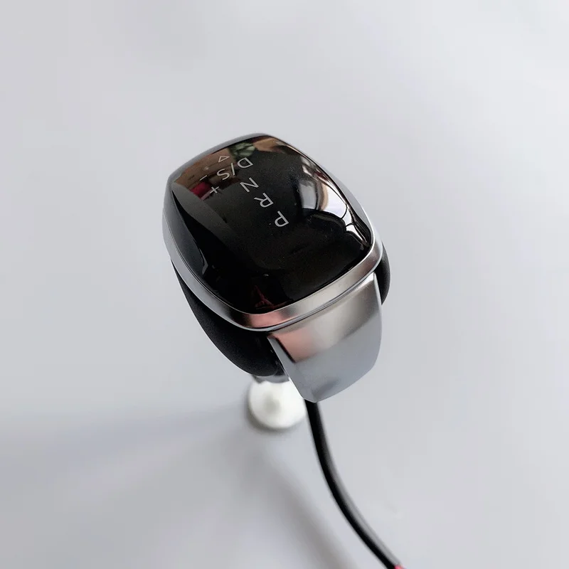 Модификация хромированная матовая рукоятка переключения передач DSG красная