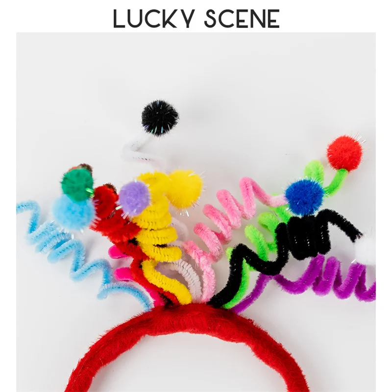 

Cute Girl Styling Headband Funny Cartoon Girl Sika Deer Cow Headband Cute Female Hair Accessories Photo Props S01182
