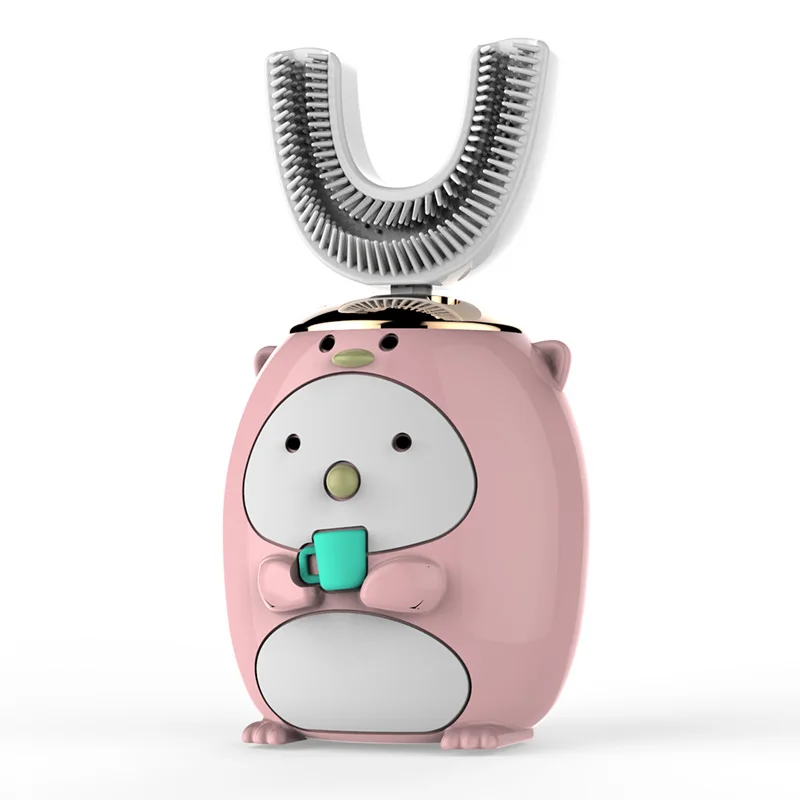 Электрическая зубная щетка для детей умная U-образной формы 360 градусов