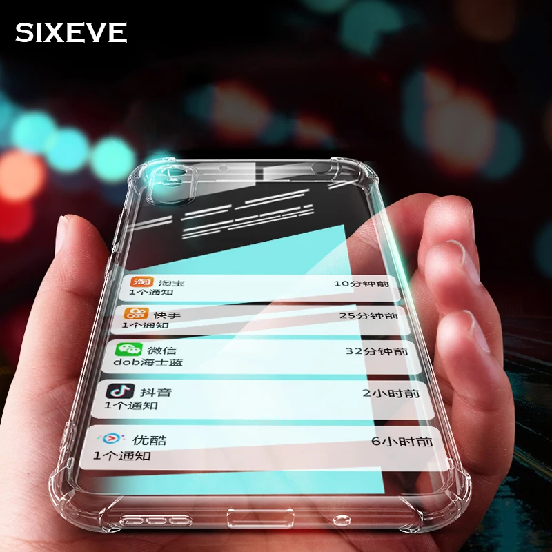 Роскошный прозрачный противоударный силиконовый чехол для Samsung Galaxy S20 Ultra S10 S9 S8 S7