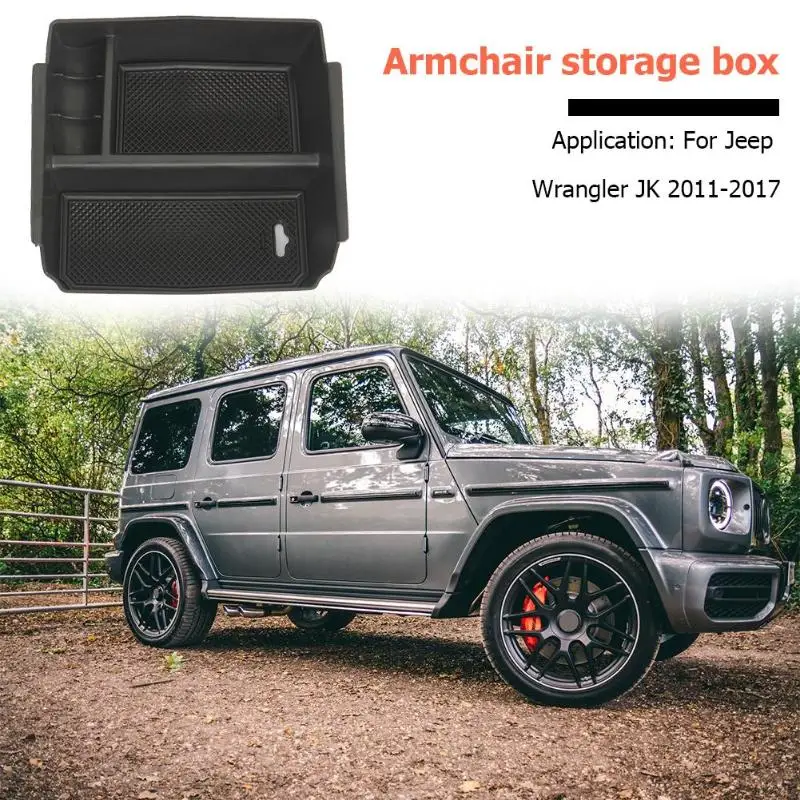 Автомобильная центральная консоль органайзер подлокотник для Jeep Wrangler JK 2011 2017