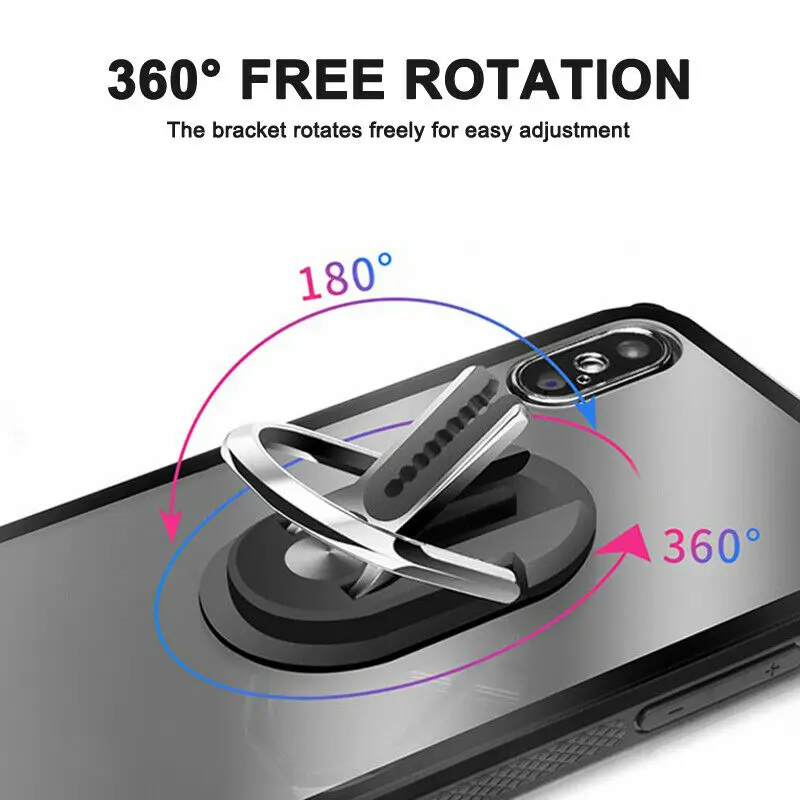 

Universal Multifunctional Mobile Phone Bracket Holder Stand 360 Degree Finger Ring Car Phone Mount Stand Air Vent For Iphone