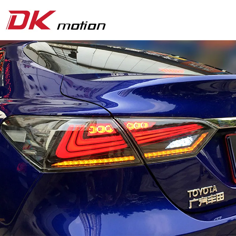2018 стайлинга автомобилей Высокая яркость led Хвост светильник s для Toyota camry задний