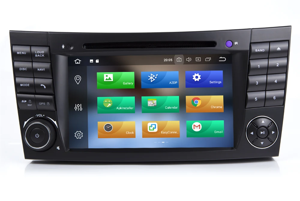 Автомобильный DVD плеер HIRIOT Android 10 с GPS для Mercedes Benz E class W211 E200 E220 E280 E300 E350 CLS CLASS W219