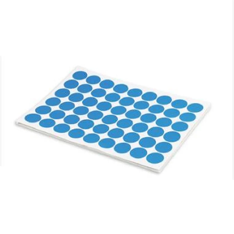 50 Sheet  Die-cut Round Blue  Sticker A4 Matte Paper Self Adhesive Label For Laser Inkjet Printer Paper