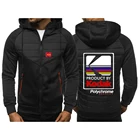 Новинка 2021, мужская осенне-зимняя Толстовка Kodak с принтом, хлопковая Повседневная Уличная куртка, свитшот на молнии, кардиган, куртка, костюм для гонок