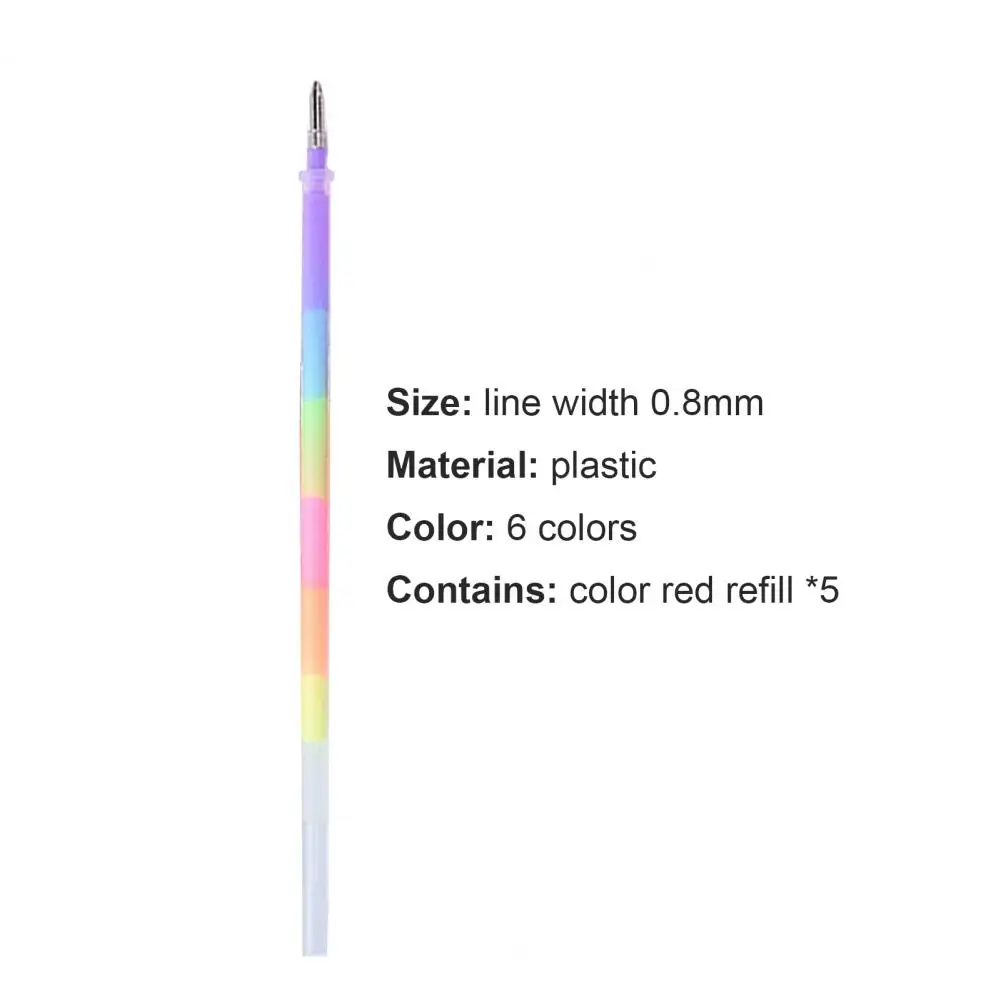 

5 Pcs Refills Lightweight Safe Plastic Fluorescent Pen Refills for Drawing Fluorescent Pen Refills for Drawing