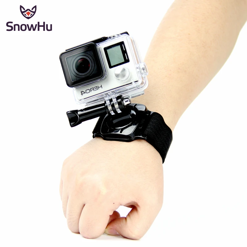 

SnowHu For Gopro Accessories 360 Degree Rotation Hand Wrist Strap Band For Gopro Hero 10 9 8 7 6 5 For Yi 4K EKEN sj6000 LD09