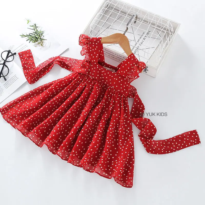 

Red Baby Dresses 2021 Summer Girls Clothes Princess Dress 1st Birthday Party Dress For Girl Cute Infant toddler Girls Clothing