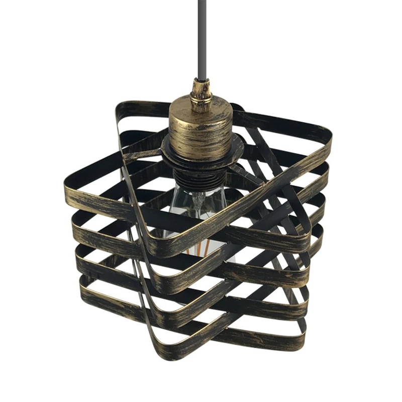 

Retro Industrial Pendant Metal Hanging Ceiling Lamp Loft Living Room Hotel Restaurant Corridor Aisle Chandelier Decorative Light