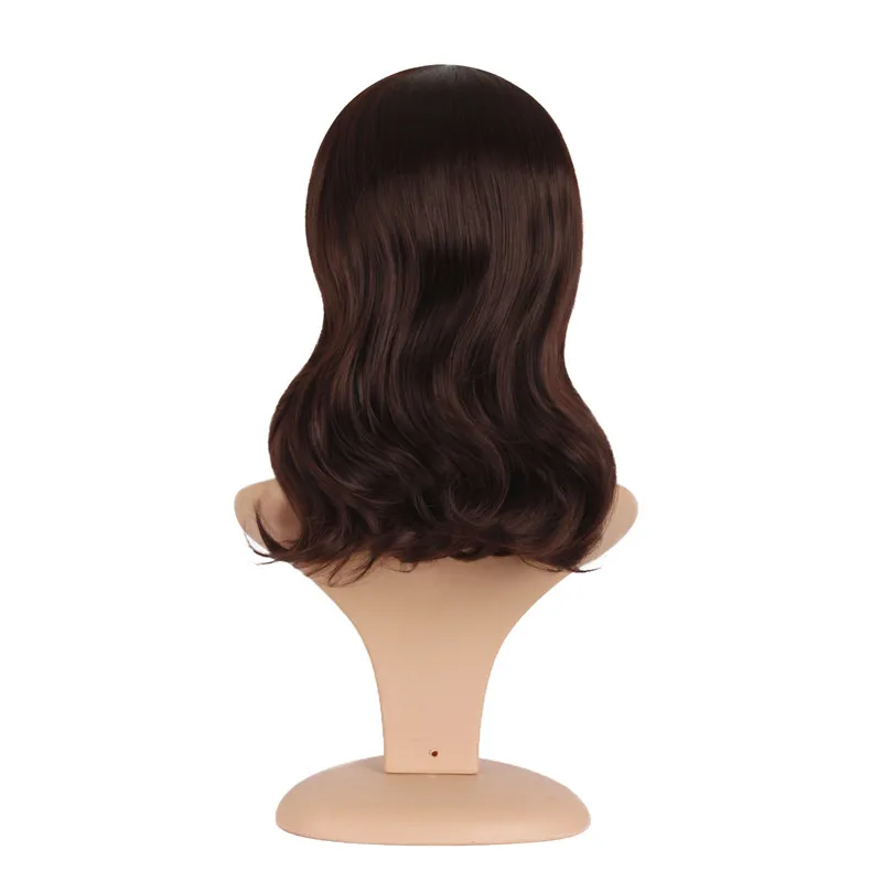 MapofBeauty средней длины кудрявый Косплей парики Черный Темно светло коричневый