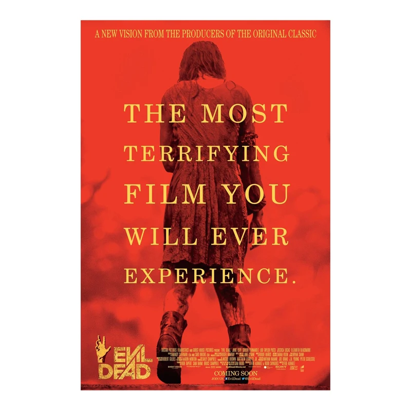 D0744 THE EVIL DEAD Movie 2013 шелковый тканевый постер художественный Декор внутренняя
