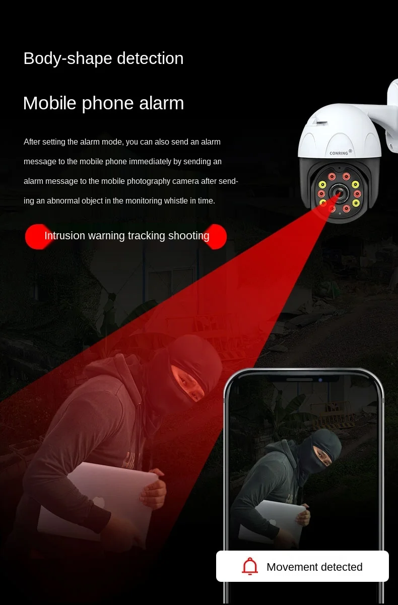 

zq Solar Camera Outdoor No Network Night Vision HD Plug-in-Free Home