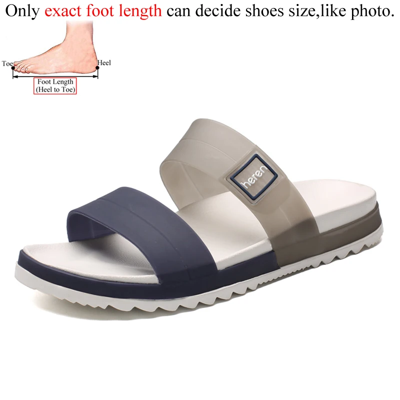 

Summer Mens Outdoor Soft Rubber Beach Slippers Home Indoor Badslippers Slides Men Slipper Shoes Bassin Exterieur Jardin Goma Eva