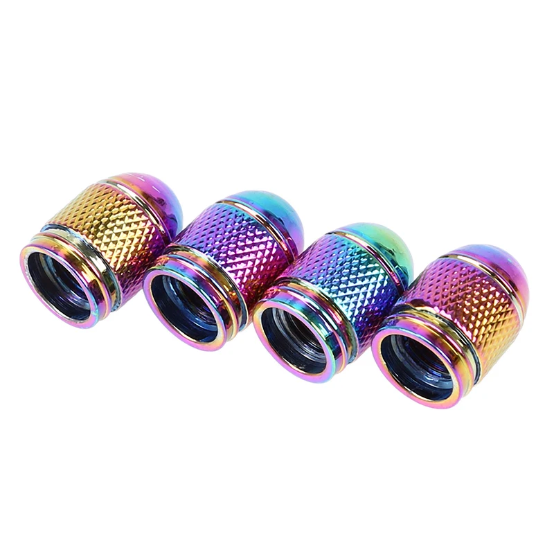 4 шт. алюминиевые колпачки для пневматических отверстий автомобиля или мотоцикла