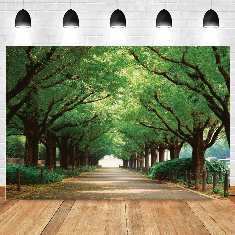 Spring Forest Scene Photography Backdrop Photocall Baby Portrait Party Decor Photophone Background Kid Photo Studio Photographic
