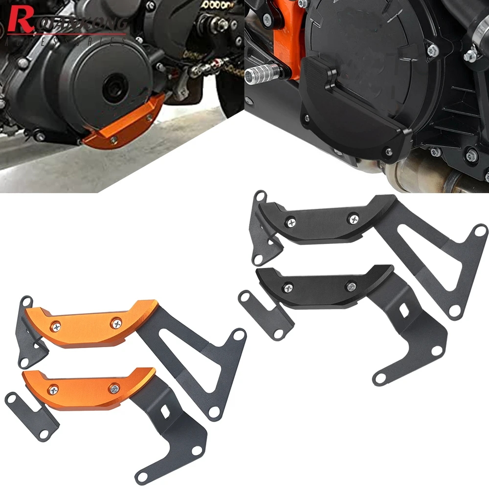 

Engine Guard Protector Engine Case Slider Covers For 250 390 RC 250 rc390 2017 2018 2019 2020 Guard Crap Flap