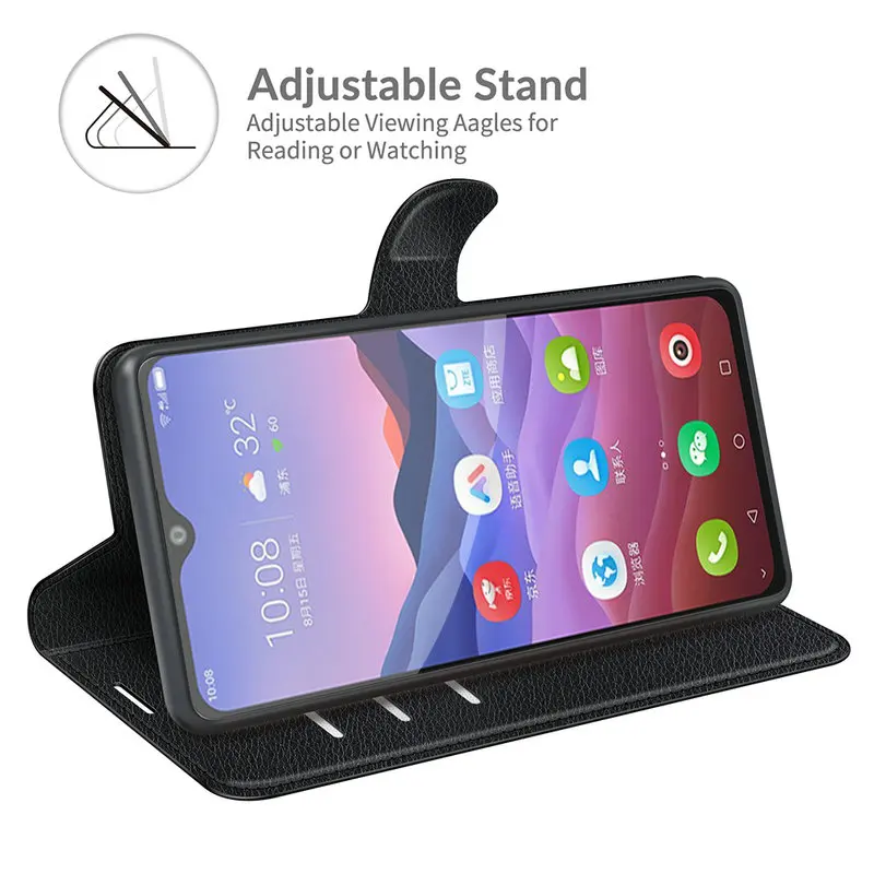 2021 для ZTE Blade V2020 Smart 6 82 &quotZTE V 2020 53&quot Чехол-кошелек телефона кожаный чехол футляр