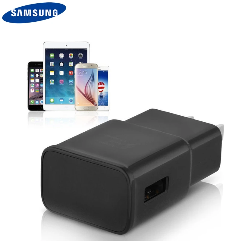 Оригинальное быстрое зарядное устройство Samsung дорожное настенное для Galaxy S9 + Plus