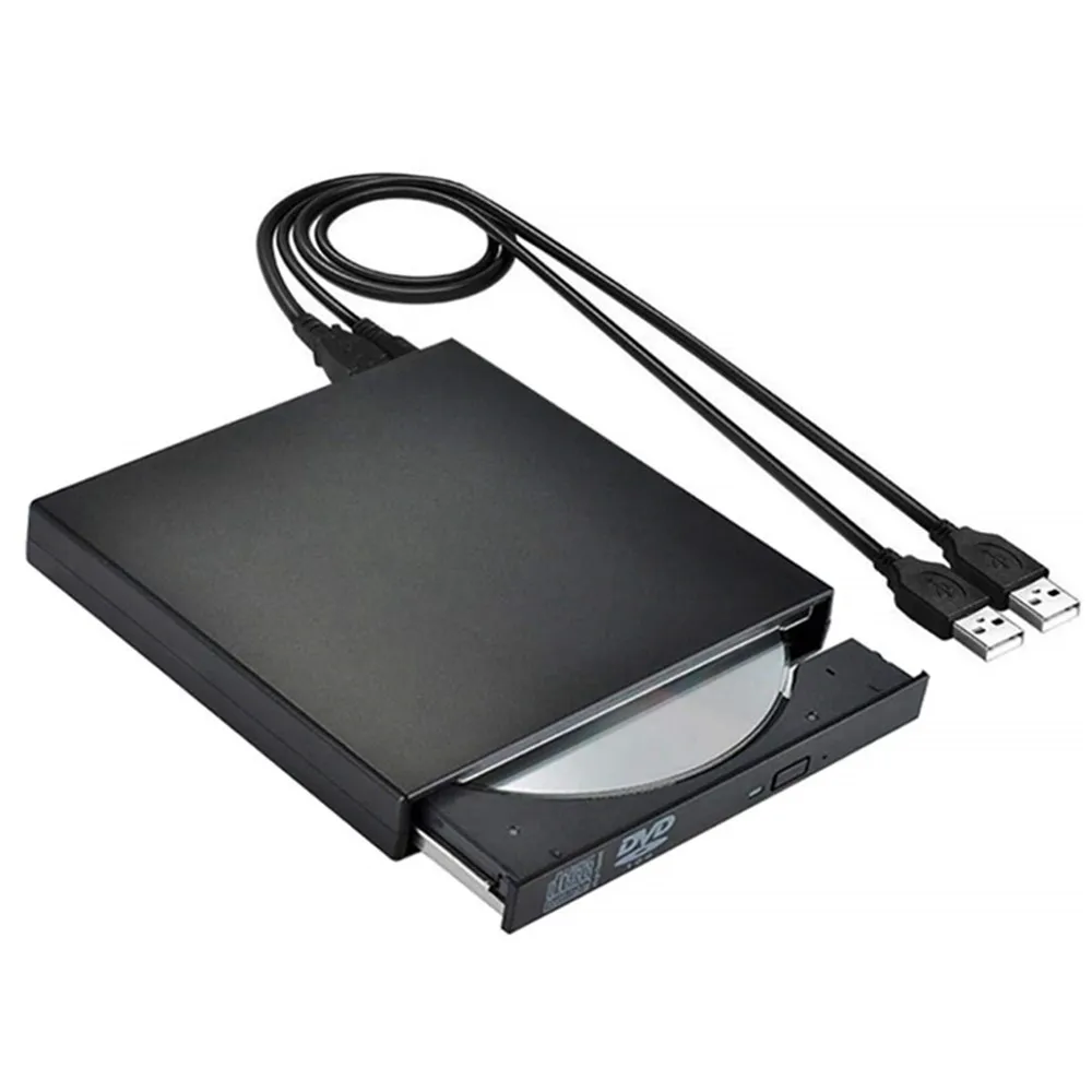 YiYaYo Внешний DVD rom Оптический привод USB 2,0 CD/dvd-rom CD-RW плеер горелка тонкий портативный ридер рекордер portátil для ноутбука
