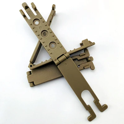 brown 1 шт. MOLLE-LOK ножны К оболочка поясная клипса система ножны задняя клипса KYDEX ножны переносной клип K оболочка MOLLE пряжка - Цвет: brown