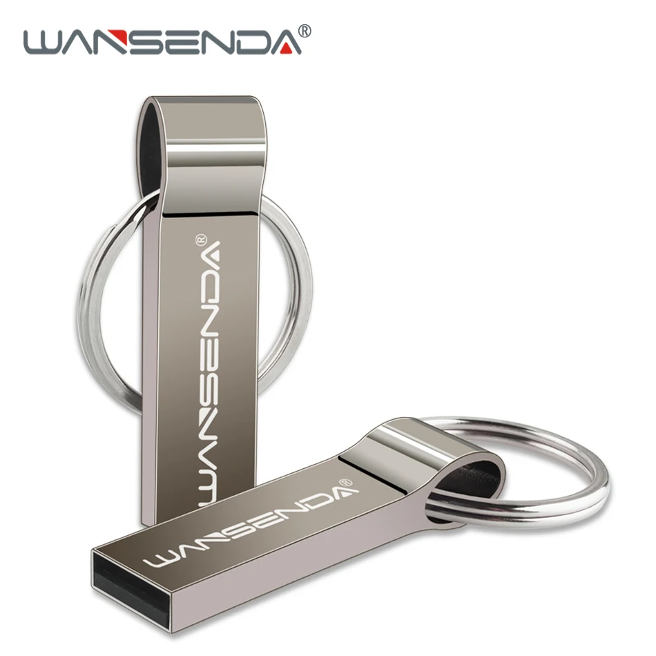WANSENDA брелок USB флеш накопитель 32 ГБ 4 8 16 64 Флешка водонепроницаемый 2 0