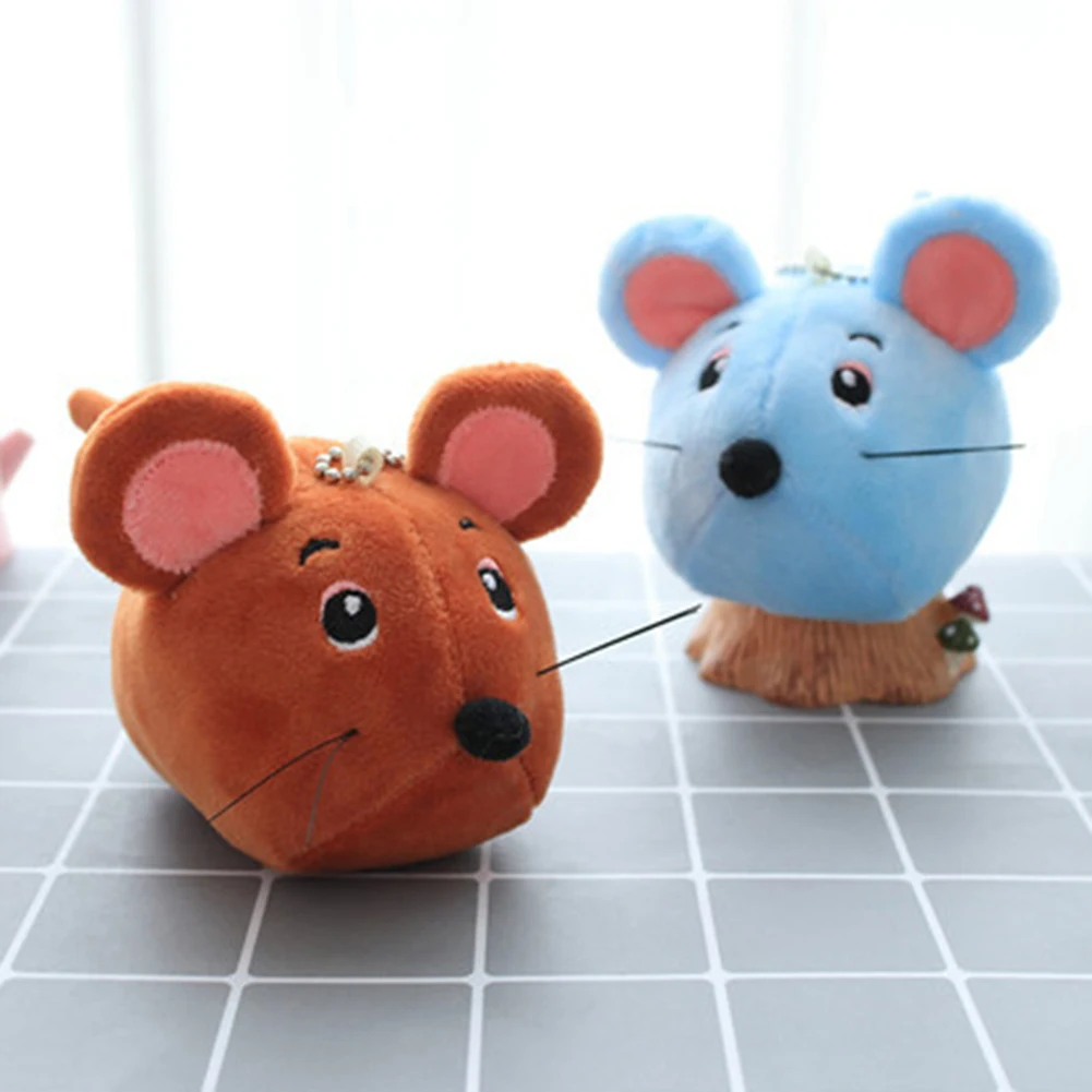 Милая плюшевая кукла с мультяшной мышкой плюшевый брелок подвесная сумка