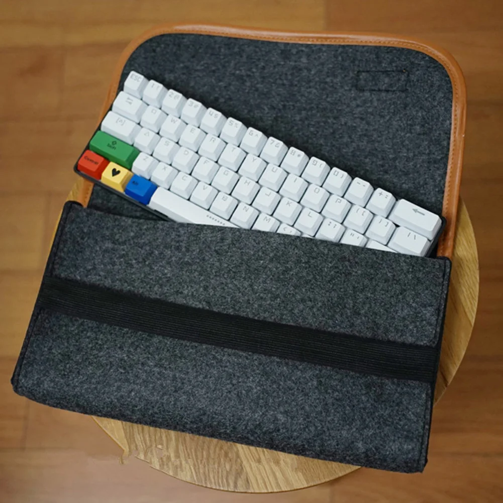Чехол для хранения механическая сумка клавиатуры откидная крышка эластичная
