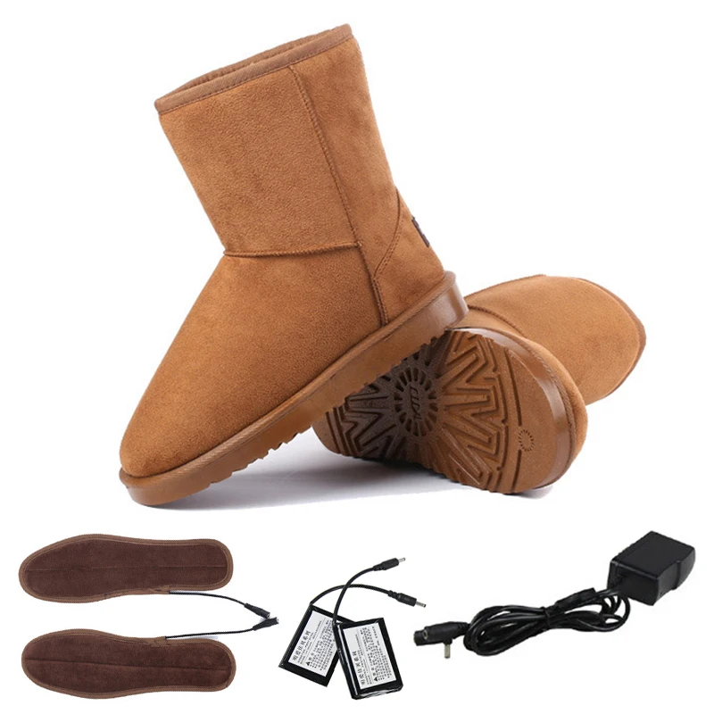 

7.4V 45 Electric Heating Shoes Snow Boots Warm Insoles For Women 4 Hours 38/39 Size Heating Shoes