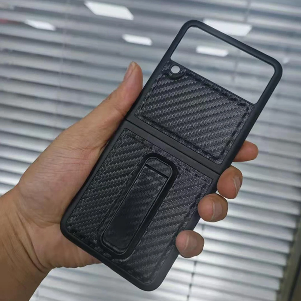 

Кевларовый чехол для телефона Flip3, задняя крышка с держателем, защитный чехол, противоударный чехол для Samsung Z Flip 3