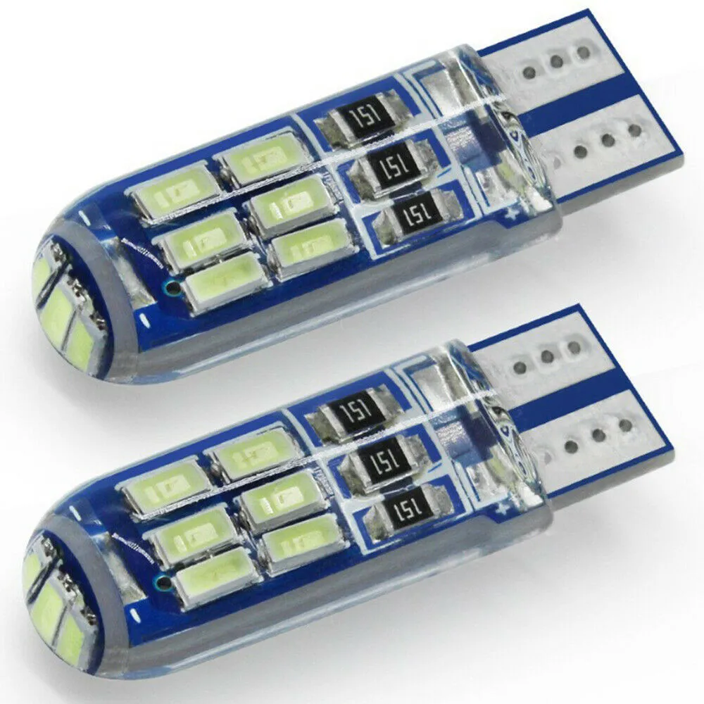 

Side T10 LED Light Bulb Signal Light W5W WEDGE White Width Lamp 12V 6000K