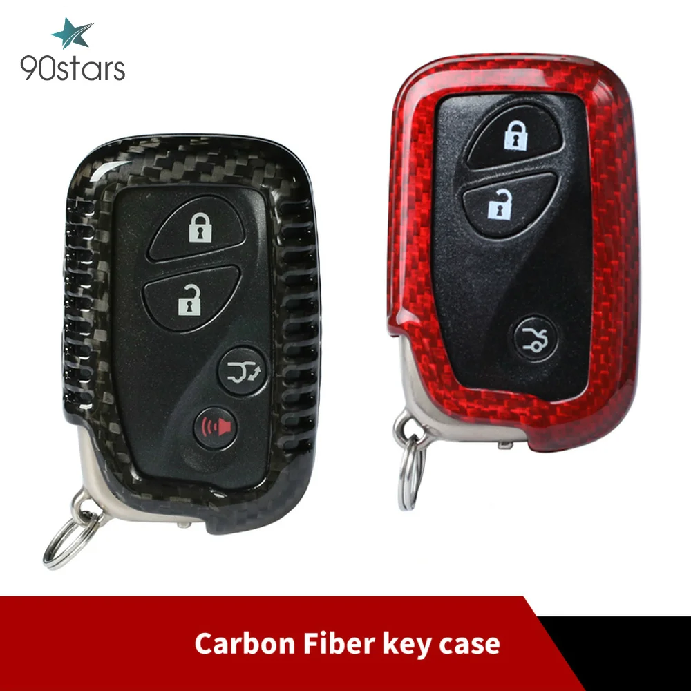 Автомобильный Стайлинг смарт-пульт из углеродного волокна чехол для ключа 3 4
