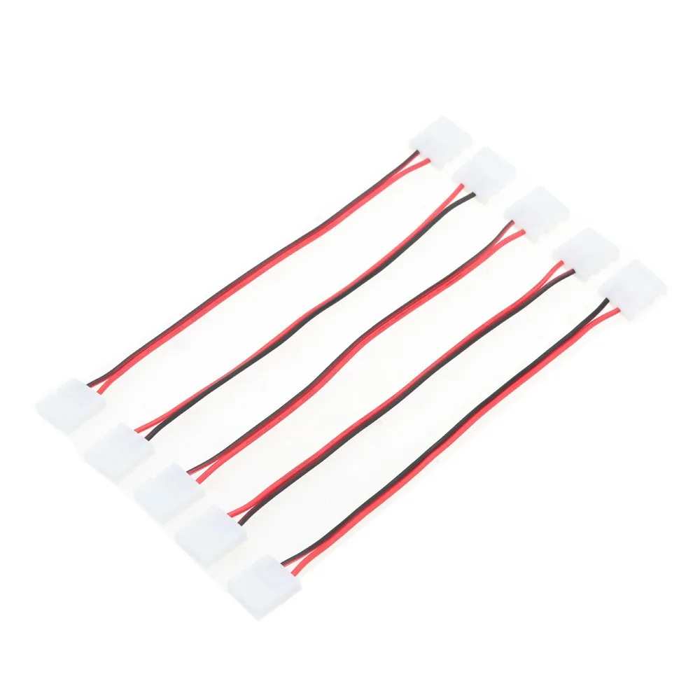5pcs 2PIN Connector Wire 14cm for 5730 5630 5050 Single Color LED Strip Light Drop shipping