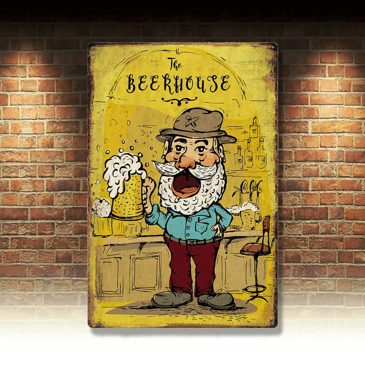 

Металлический жестяной знак, пиво для бара, паба, дома, винтажный Ретро плакат