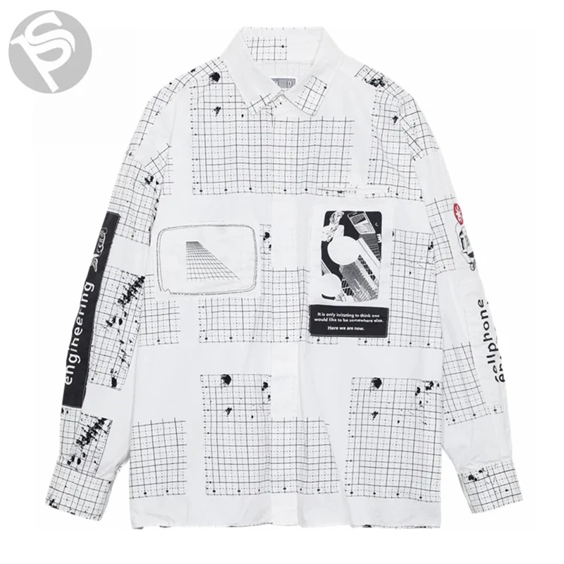 

Рубашка Cavempt C.E 21AW сотовый телефон Инженерная, куртка для мужчин и женщин, рубашка лучшего качества 1:1, рубашки Cav Empt