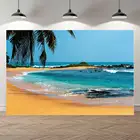 NeoBack Летний Пляжный Пейзаж Taranteiro фон для студийной съемки с изображением штурвала красивые пальмы морские баннер для фотосессии
