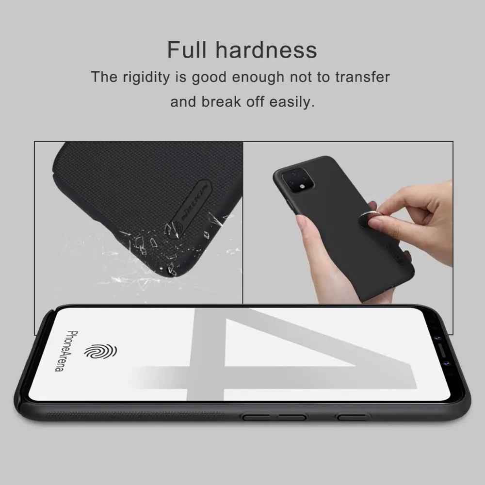 Чехол Nillkin для Google Pixel4 Pixel 4 XL Матовый Жесткий чехол из поликарбоната матовый