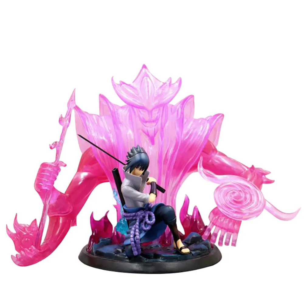 Аниме Модель Наруто Shippuden Uchiha Sasuke Susanoo GK экшн фигурка из ПВХ 25 см статуя