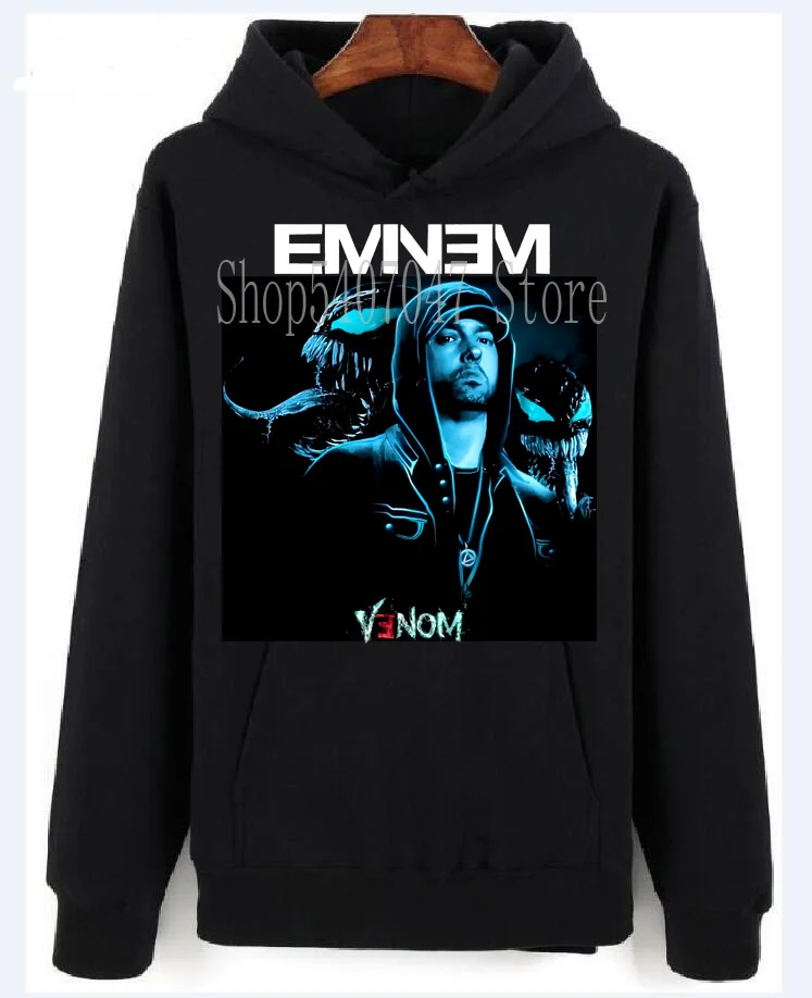Eminem venom толстовки свитер с круглым вырезом Модный повседневный