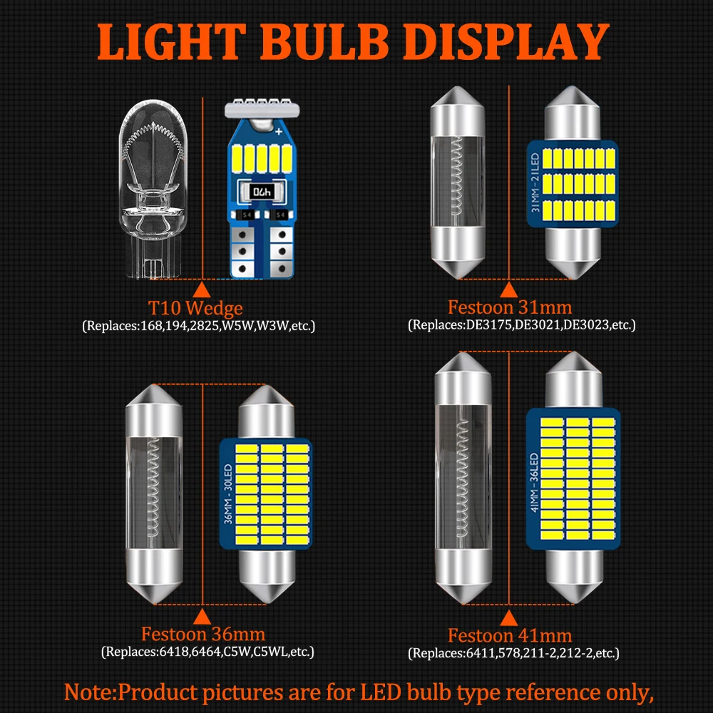 10 шт. белые светодиодные с CANBUS салона комплект ламп для тойота рав 4 2007 2016 2017 2018 2019