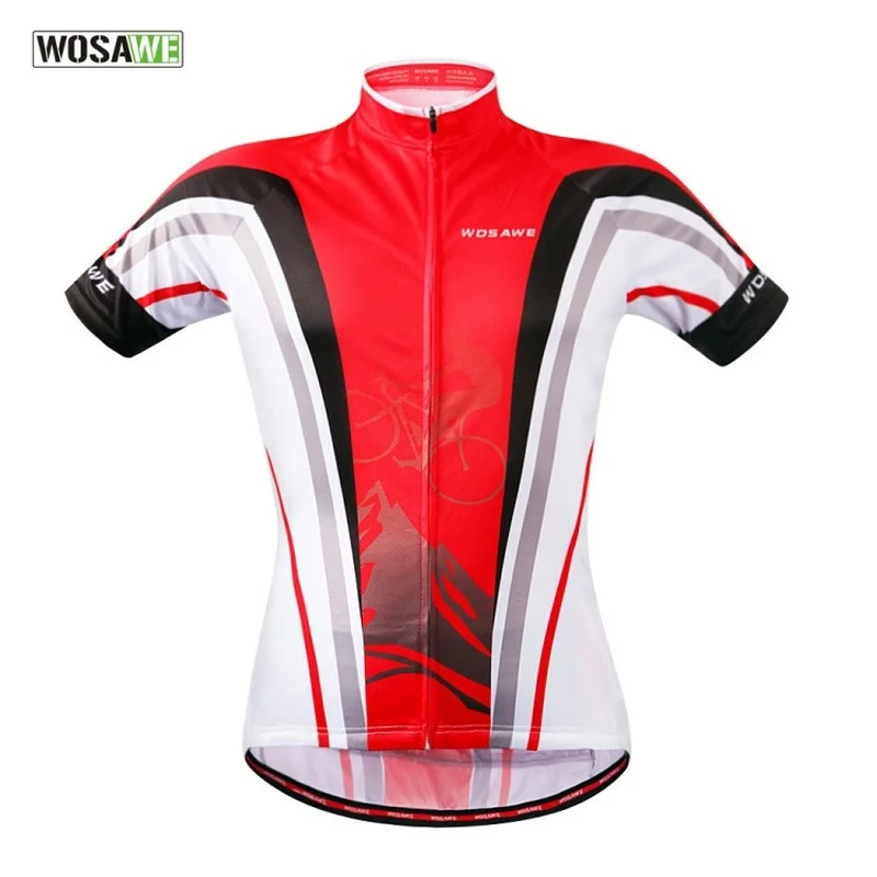 

WOSAWEsummer Cycling Short-sleeved Jacket Bicycle Riding Clothes Mountain Bike Cycling Short-sleeved Clothes